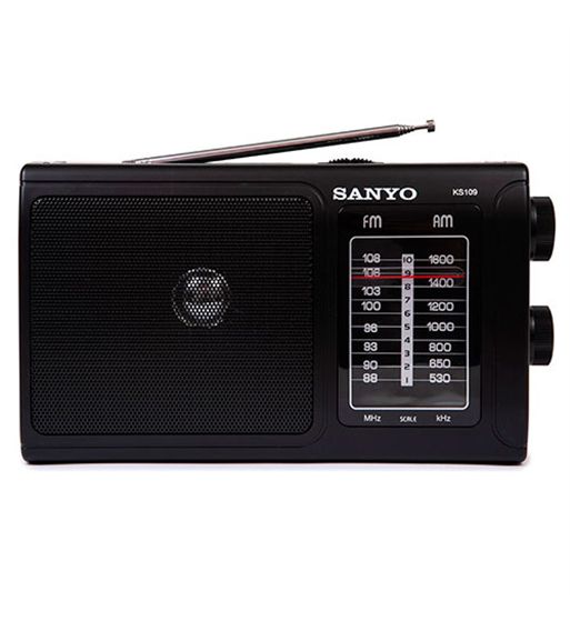 Sanyo radio portátil am/fm pila y corriente ks-109 - KS-109