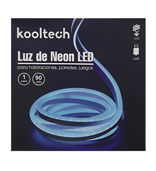 Kooltech tira luces led neon rope lights 1 color 90 leds 1m flexible 1m - 1M_1