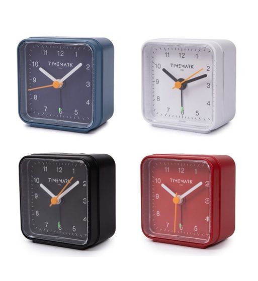Timemark despertador analógico minimalista cuadrado cl-04 - CL-04