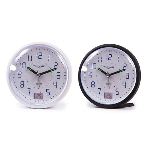 Timemark despertador mediano luz led temperatura cl-246 - CL-246