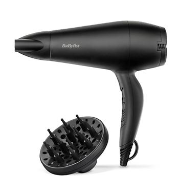 Babyliss secador de pelo iónico 2200w c/ difusor tecnología cerámica d215de - D-215DE