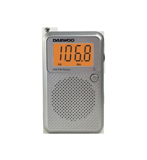 Daewoo radio bolsillo mini digital pantalla lcd am/fm dw-1115 - DW-1115