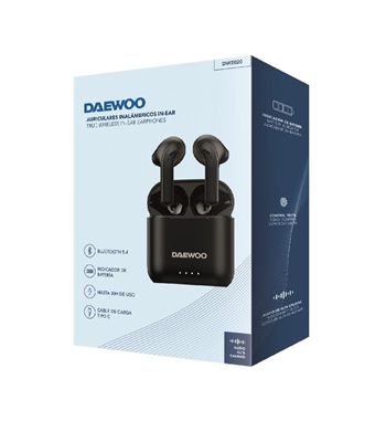 Daewoo auriculares inalámbricos tws bt 5.4 40mah/3650mah negros dw2020 - DW-2020_2