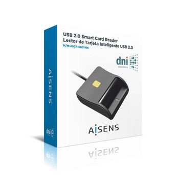 Aisens lector dni-e 2.0 usb externo negro ascr-sn01 - ASCR-SN01_2