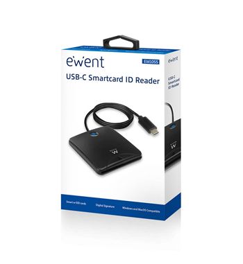 Ewent lector externo usb-c dni-e negro ew-1055 - ew-1055_2