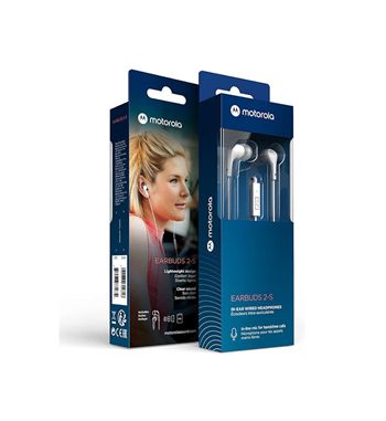 Motorola auriculares con cable y micro llamadas manos libres earbuds-2s - EARBUDS-2S_2