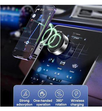 Soporte de móvil magnético c/ventosa autosucción 360º para coche fsd1906 - FSD1906_2