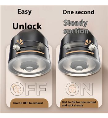 Soporte de móvil magnético con ventosa succión para coche plegable lk91 - LK91_4