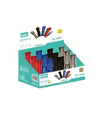 Sanda linterna pequeña 1 luz led sd-5605 pack de 12 unidades sd-5605-12 - SD-5605-12__2
