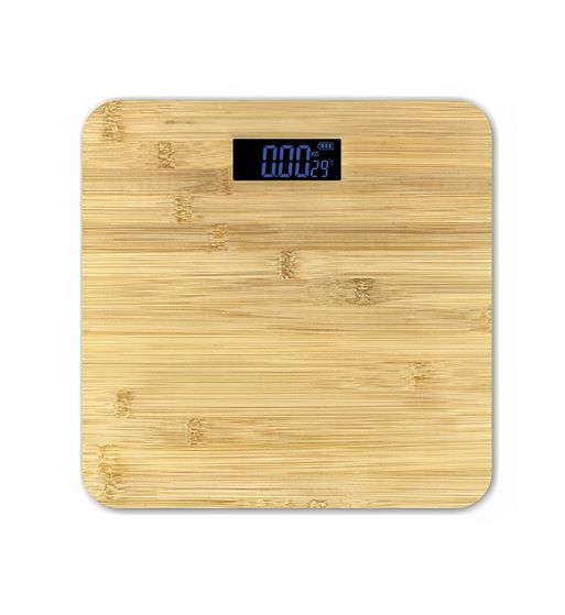 Omega báscula de baño digital 180kg bambú pantalla lcd obsbb - OBSBB_1