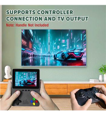 Consola juegos retro portátil +10000 juegos 3.5" alta resolución av gm0137 - GM0137_3