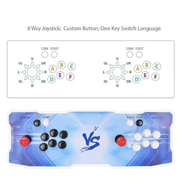 Consola arcade grande 2 jugadores 720 juegos pandora box gm088 - GM088_3