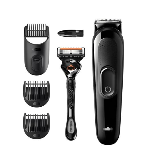 Braun kit multigroom recortadora 4en1 + cuchilla gillette 0.5-11mm sk-3300 - SK-3300_1
