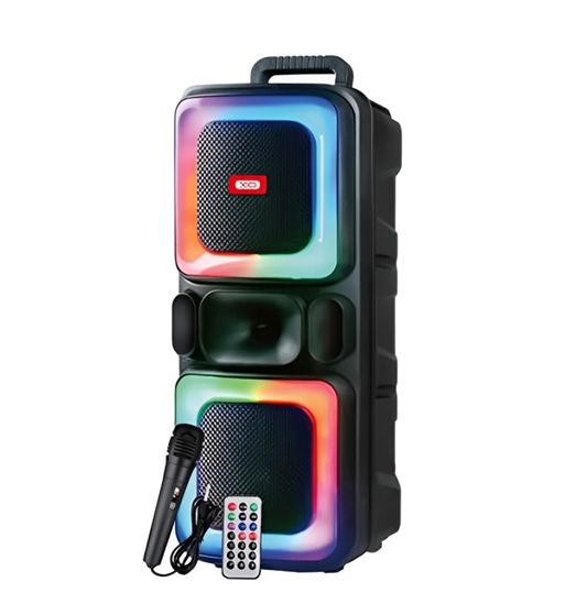 Xo altavoz trolley bluetooth karaoke rgb mic. mando 20w tws fm/usb/sd f55 - XO-F55