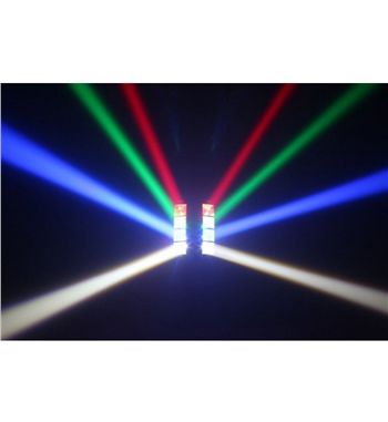 Beamz luz led disco doble hélix 8x3w rgbw leds dmx mhl820 150.303 - 150.303-2