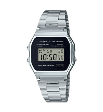 A-158-wea-1ef casio reloj plateado - A158WEA-1