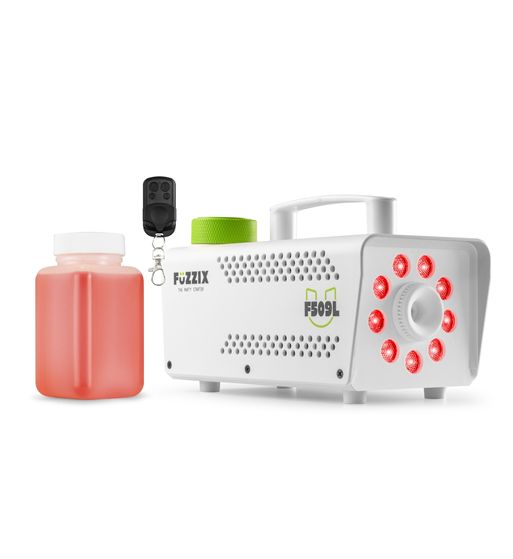 Beamz máquina humo blanca + 9 leds rgb 500w 0.25l f509lw - 160.312