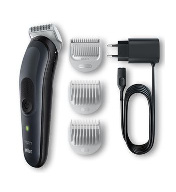 Philips afeitadora corporal recargable bodygroom 3 peines skinshield bg3350 - bg-3350_1