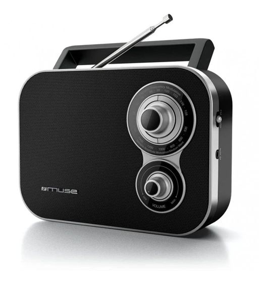 Muse radio portátil sobremesa 2 bandas fm/mw ac/dc c/ asa m-051 - M-051