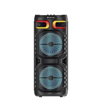 Denver altavoz trolley portátil bt tws multimedia 8" 160w rgb bps-355 - BPS-355
