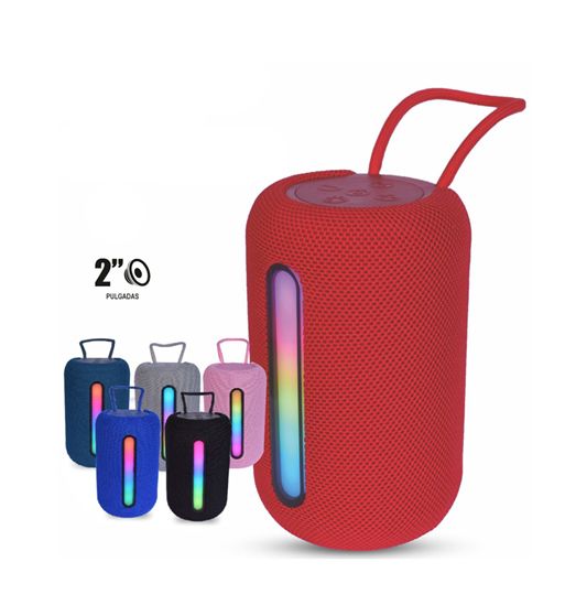 Greatnice altavoz bt pequeño inalámbrico 2" recargable con correa gts-2072 - GTS-2072