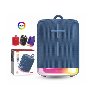 Kbroad altavoz bt pequeño inalámbrico recargable rgb usb/sd/aux kts-1828 - KTS-1828