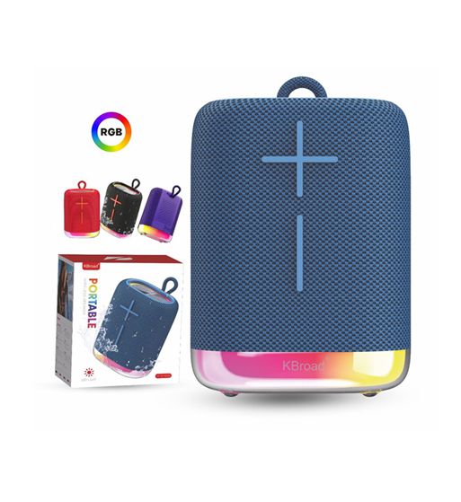Kbroad altavoz bt pequeño inalámbrico recargable rgb usb/sd/aux kts-1828 - KTS-1828