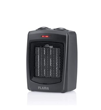 Flama calefactor cerámico 1500w negro 2317fl - FLAMA