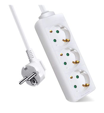 Avant alargador regleta de corriente shucko 3 tomas cable 1.5m av-5101 - AV-5101