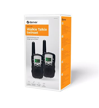 Denver walkie talkie 8 canales 3-5km 0,5w vox 3 niveles 446mhz wta-449 - WTA-449_4