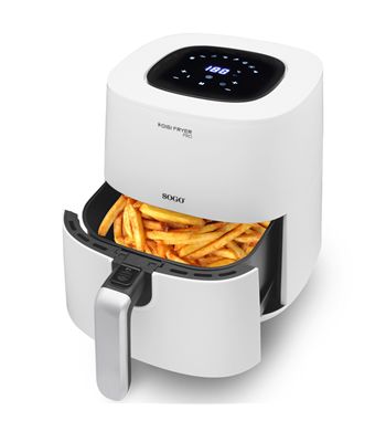 Sogo freidora de aire digital 5,5l 1700w máx. 200º 60´ blanca ss-10815 - SS-10815_2