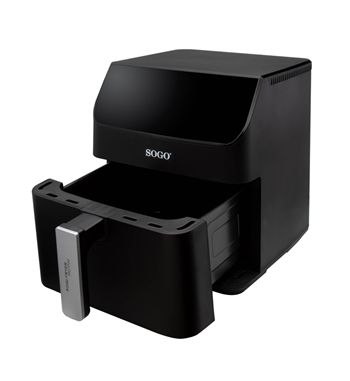 Sogo freidora de aire digital 6l 1700w 12 funciones 200º 60´ negra ss-10890 - SS-10890_2