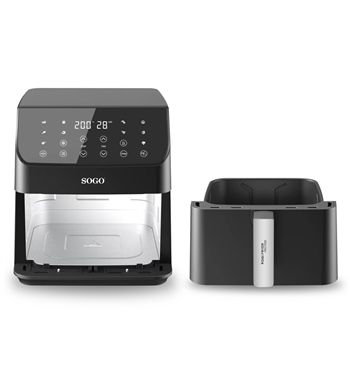 Sogo freidora de aire digital 6l 1700w 12 funciones 200º 60´ negra ss-10890 - SS-10890_4