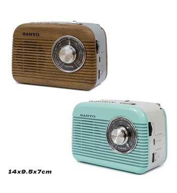 Sanyo radio analógica bluetooth mediana recargable multifuncional ks-136 - KS-136_1