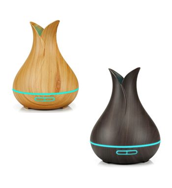 Gen-x humidificador aromatizador grande luz led ultrasónico 400ml ha-6515 - HA-6515