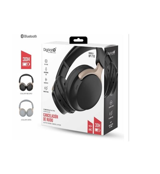 Digivolt auricular bluetooth 30hr cancelacion de ruido h-710 - HP-710