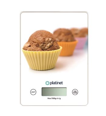 Platinet báscula de cocina digital 7kg pantalla lcd muffin pbskm - PBSKM