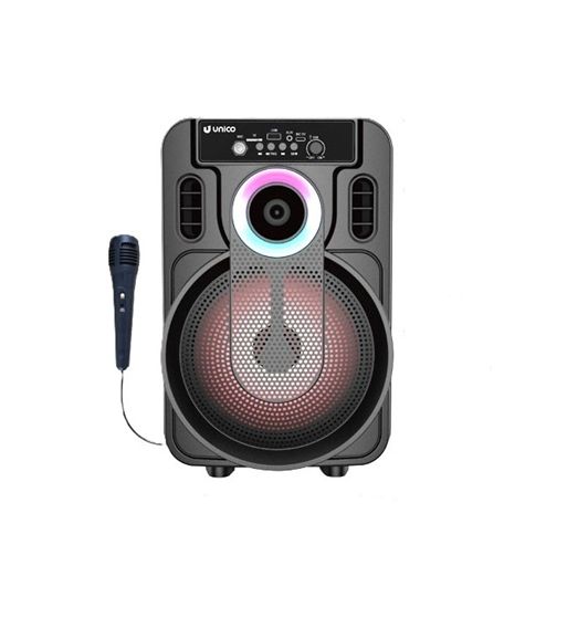 Unico altavoz bluetooth 8 pulgada 10w grande con microfono c/cable bs9368 - BS9368