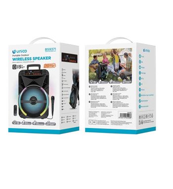 Unico altavoz bluetooth 20w grande con microfono y mando bs9371 - BS9371_1