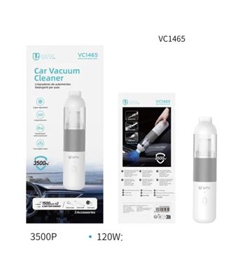 Unico aspirador de coche inalámbrico 120w soplado y succión 3500pa vc1465 - VC-1465