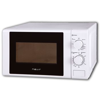 Nevir microondas con grill 20l 700w blanco con plusador nvr-6201 - NVR-6201