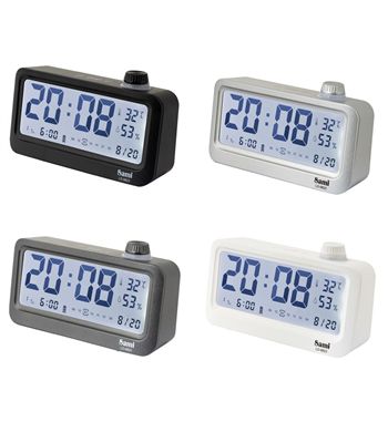 Sami despertador digital recargable tª calend. humedad dígitos xxl ld-9823 - LD-9823