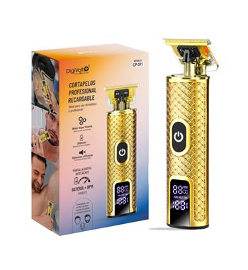 Digivolt cortapelo recargable dorado tipo c metálico afilado potente cp-511 - CP-511
