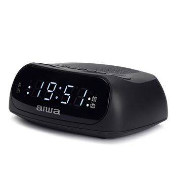 Aiwa radio reloj led 0.6" am/fm doble alarma 20 presintonía aux cr-09j - CR-09J_1