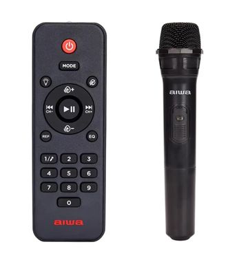 Aiwa altavoz 4"x2 luz llama bluetooth tws micro inalámbrico mando kbtus-100 - KBTUS-100_4