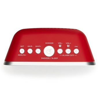 Aiwa radio reloj digital con 2 puertos usb pantalla 0.6" rojo cru-19rd - CRU-19RD_3