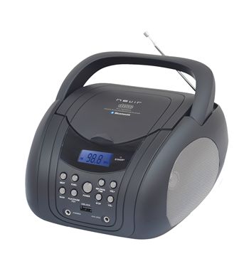 Nevir radio cd usb bluetooth display digital 30 memorias nvr-483 - NVR-483_GR_1