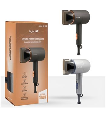 Digivolt secador de pelo potente y compacto 2000w hd-490 - HD-490_1