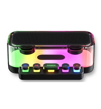 Gen-x altavoz bluetooth horizontal botones teclado tws rgb 14w al-1615 - AL-1615_1