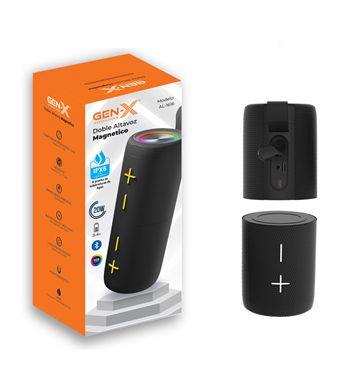 Gen-x altavoz bluetooth doble magnético tws rgb 20w potente ipx6 al-1616 - AL-1616